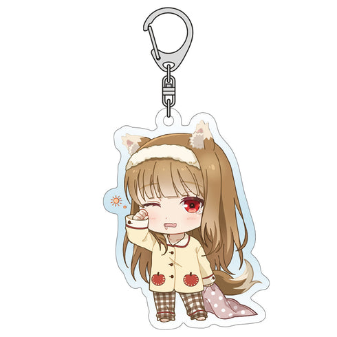 『狼と香辛料 MERCHANT MEETS THE WISE WOLF』アクリルキーホルダー ホロ(パジャマ)